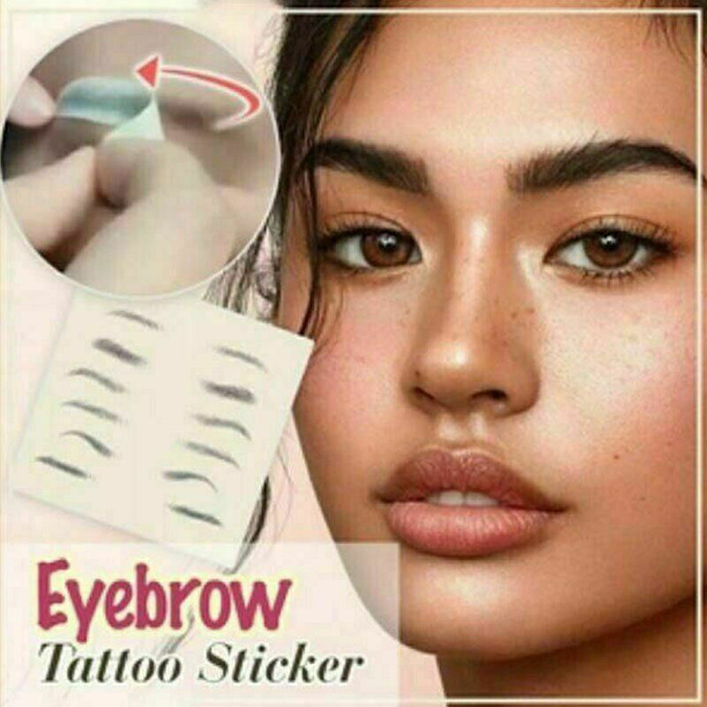 Waterproof 6D Natural Eyebrow Tattoo Stickers – Semi-Permanent, Long-Lasting & Easy to Apply