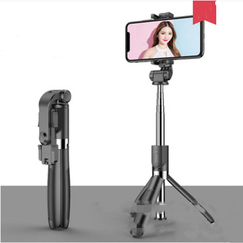 Universal Bluetooth Tripod Selfie Stick – Foldable 3-in-1 Phone Stand with Remote for iPhone & Android