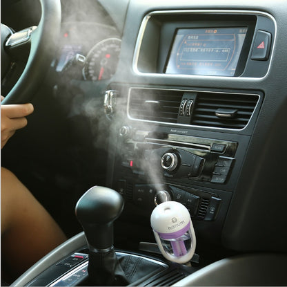 Smart Car Aroma Humidifier – Air Purifier & Fragrance Diffuser