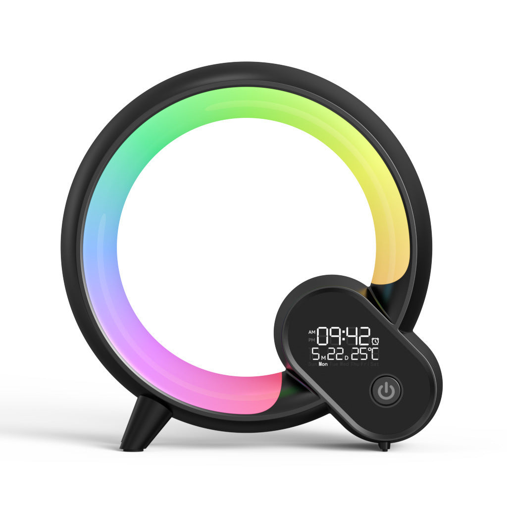 Q Light Smart Sunrise Alarm Clock – Bluetooth Speaker & Colorful Ambient Wake-Up Lamp