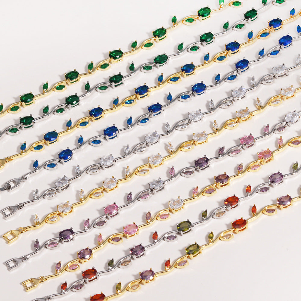 Adjustable Natural Stone Luxury Bracelet – Premium Minimalist Gemstone Jewelry