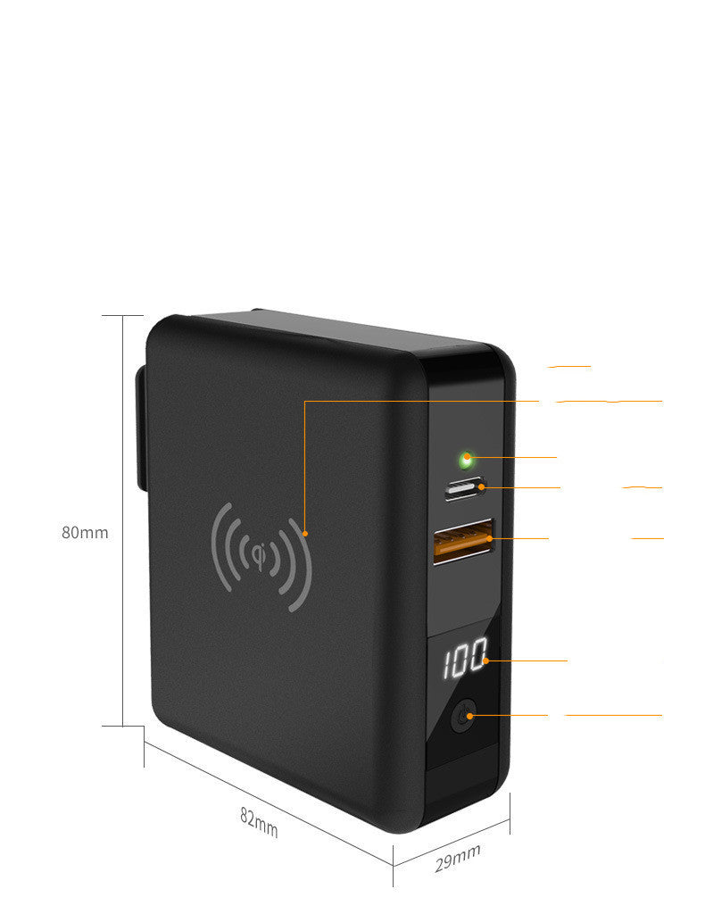 Super QI Wireless Charging Power Bank – 20W PD Fast Charge