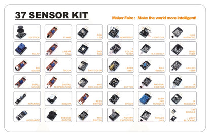 37-in-1 Ultimate Sensor Kit for Arduino & Raspberry Pi