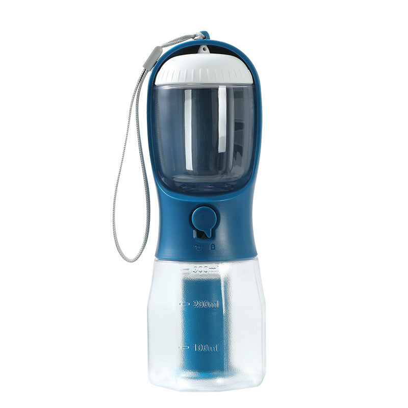 3-in-1 Portable Dog Water Cup – Food Container & Garbage Bag Dispenser