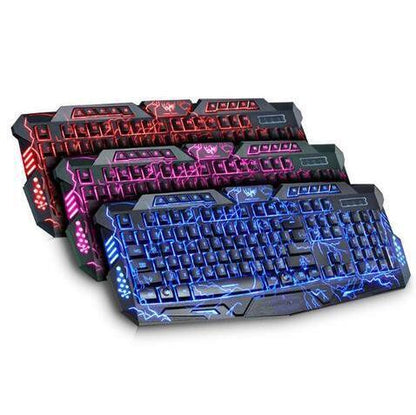 RGB Luminescent Gaming Keyboard – Backlit Ergonomic Design