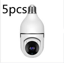 SmartBulb Guard 1080P WiFi Camera – E27 5G Security Light with 4X Zoom & Alarm Monitoring