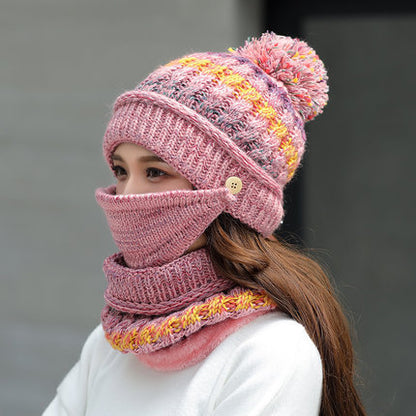 Korean Winter Knitted Hat – Warm, Stylish & Cozy Beanie for Cold Weather Fashion