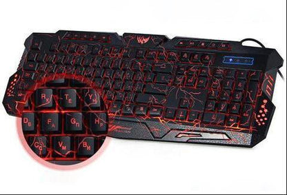 RGB Luminescent Gaming Keyboard – Backlit Ergonomic Design