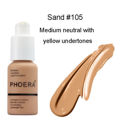 Explosive Press Matte Foundation Cream – Oil Control Natural Concealer