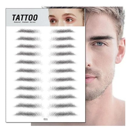 Waterproof 6D Natural Eyebrow Tattoo Stickers – Semi-Permanent, Long-Lasting & Easy to Apply