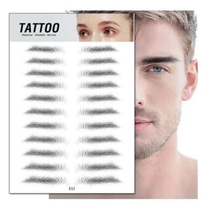 Waterproof 6D Natural Eyebrow Tattoo Stickers – Semi-Permanent, Long-Lasting & Easy to Apply