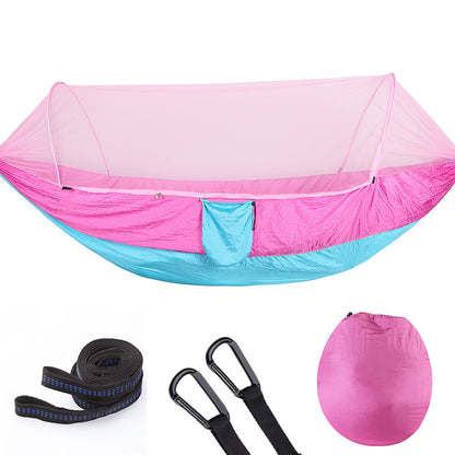 ️ Fully Automatic Quick Opening Hammock with Mosquito Net