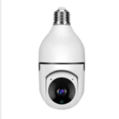 SmartBulb Guard 1080P WiFi Camera – E27 5G Security Light with 4X Zoom & Alarm Monitoring
