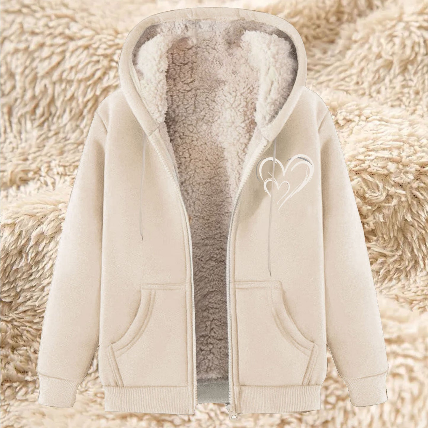 Men’s Thick Fleece-Lined Lambskin Winter Sweater – Ultra-Warm Casual Cold-Weather Knitwear