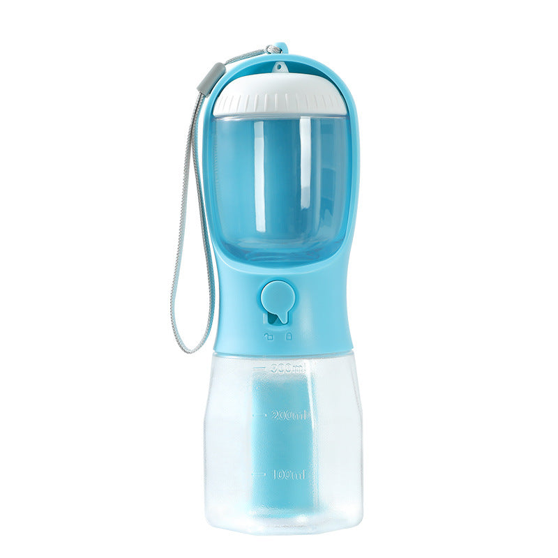 3-in-1 Portable Dog Water Cup – Food Container & Garbage Bag Dispenser