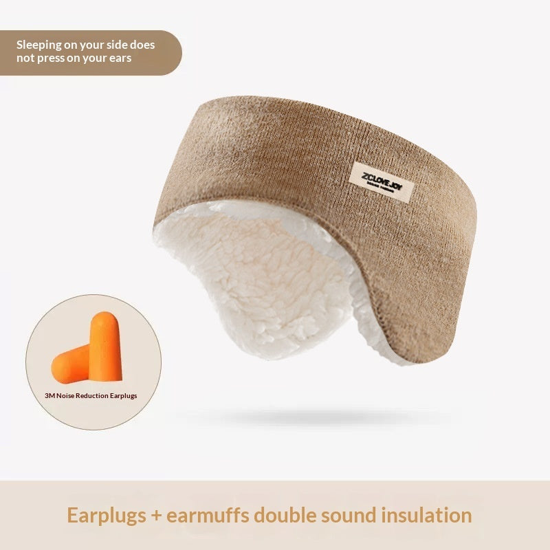 Women’s Winter Lamb Fur Ear Muffs – Cozy Warm Plush Ear Protection