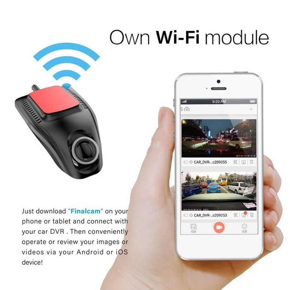 Smart Small Eye Dash Camera – Full HD Car DVR with WiFi