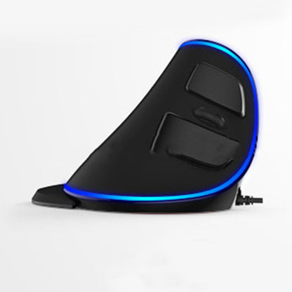 Vertical Ergonomic RGB Snail Design Wired Mouse – Anti-Hand-Fatigue Gaming & Office Optical Mouse