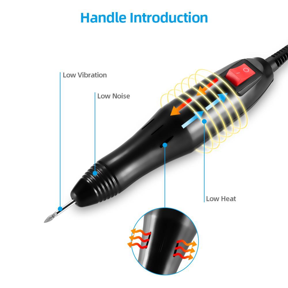 Professional 2000RPM Electric Nail Polisher – Portable Mechanical Manicure & Pedicure Machine