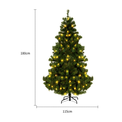 Artificial Snow Christmas Tree – Frosted PVC Cedar Holiday Decor