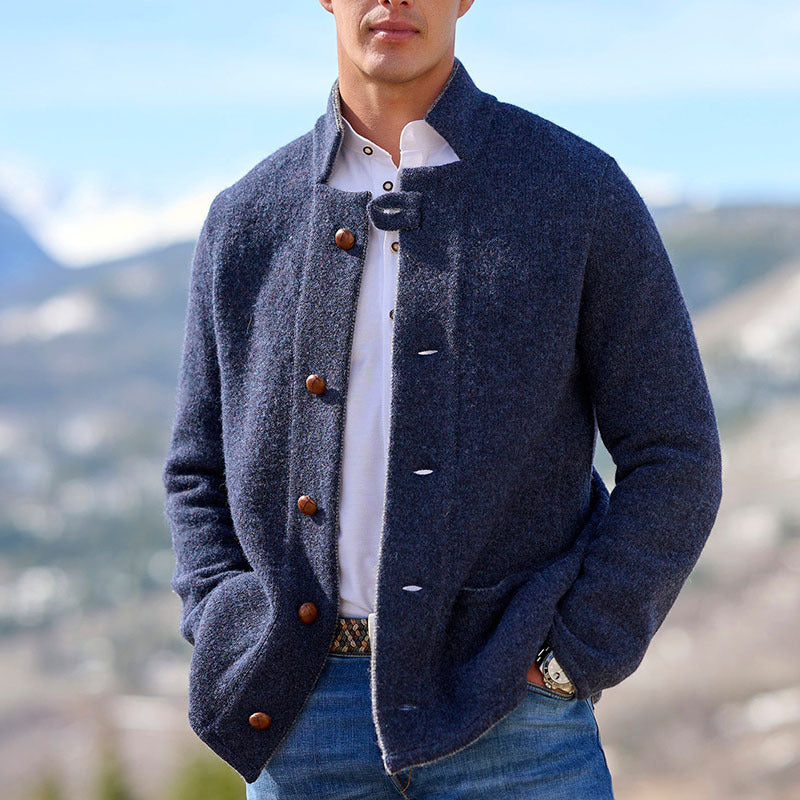 Men’s Casual Mid-Length Trench Coat – Stylish Lightweight Autumn & Winter Outerwear