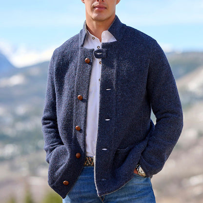 Men’s Casual Mid-Length Trench Coat – Stylish Lightweight Autumn & Winter Outerwear