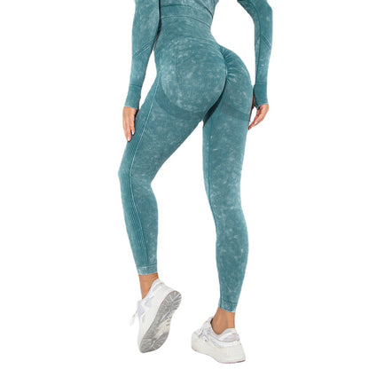 Fashion Peach Hip Wicking Yoga Pants – Stay Dry, Lift & Sculpt