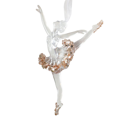 Sequined Acrylic Christmas Pendant – Sparkling Holiday Hanging Decoration