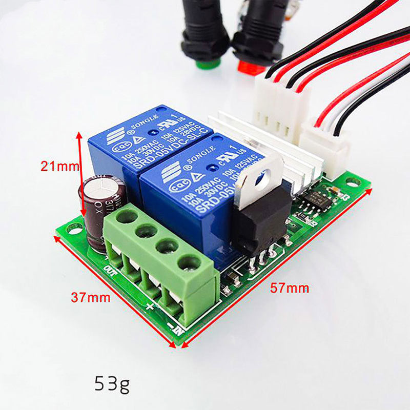 PWM DC Motor Speed Controller – 6V/12V/24V Forward & Reverse Governor Module