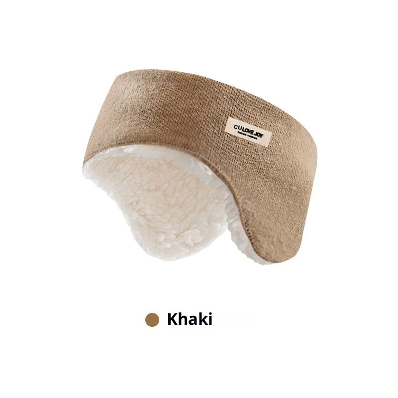 Women’s Winter Lamb Fur Ear Muffs – Cozy Warm Plush Ear Protection