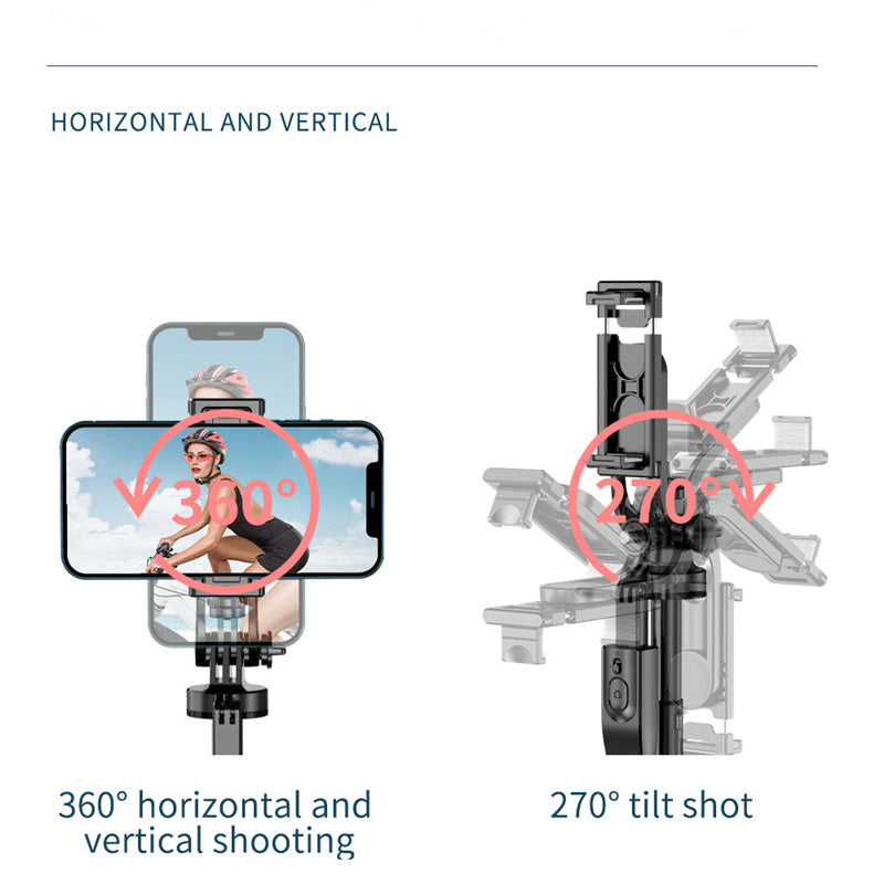 3-in-1 Mobile Phone Gimbal Stabilizer with Tripod – Smooth Video Stabilization for Smartphones