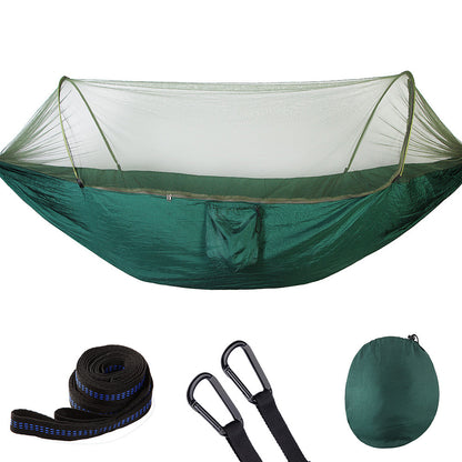 ️ Fully Automatic Quick Opening Hammock with Mosquito Net
