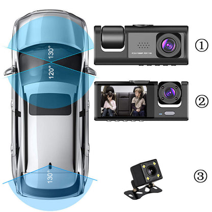 SmartView 1080P Dual Dash Cam – Front & Rear HD Recorder with G-Sensor, Night Vision & Loop Recording