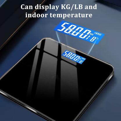 396-pound Weight Scale, Electronic Scale, High-precision Weight Scale,With LCD High-definition Display And Temperature Display Switchable KG,LB Units Durable And Safe, Suitable For Various Scenarios