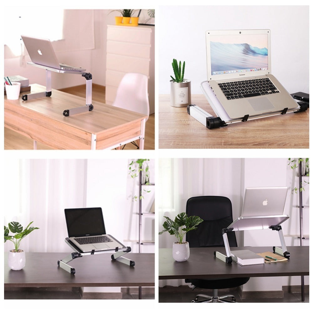 Adjustable Laptop & Tablet Desk Stand – Lightweight Foldable Design