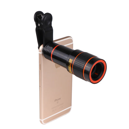 Clip-On Zoom Telescope Lens for Smartphones – Retractable Mobile Camera Attachment for Samsung Galaxy S3 / Samsung Galaxy S4 / Samsung Galaxy S5 / Samsung Galaxy S6 / Samsung Galaxy S7 Edge
