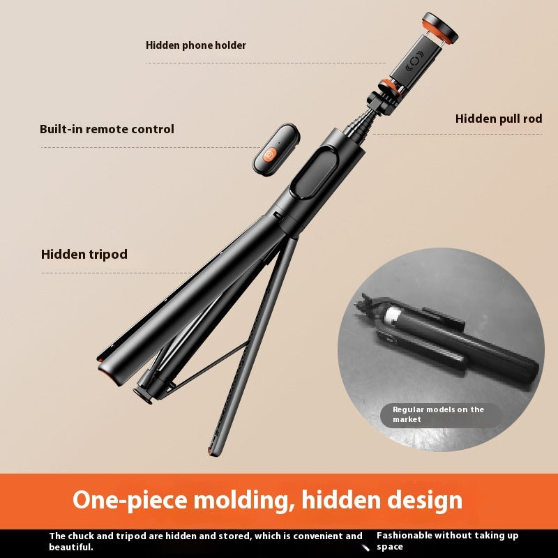 Extendable Selfie Stick Tripod – 3-in-1 Mobile Phone Holder with Telescopic Rod & Bluetooth Control