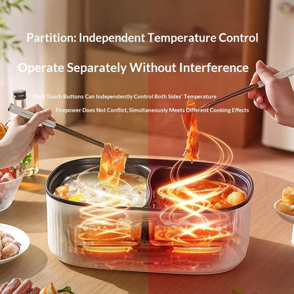 Double-Boiler Household Multi-Function Electric Hot Pot – Cook Smarter, Eat Better