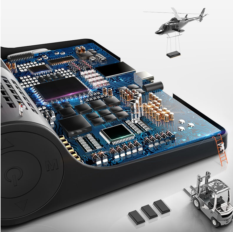 1080P Triple-Lens Car Dash Cam – High-Definition 3-Channel Driving Recorder