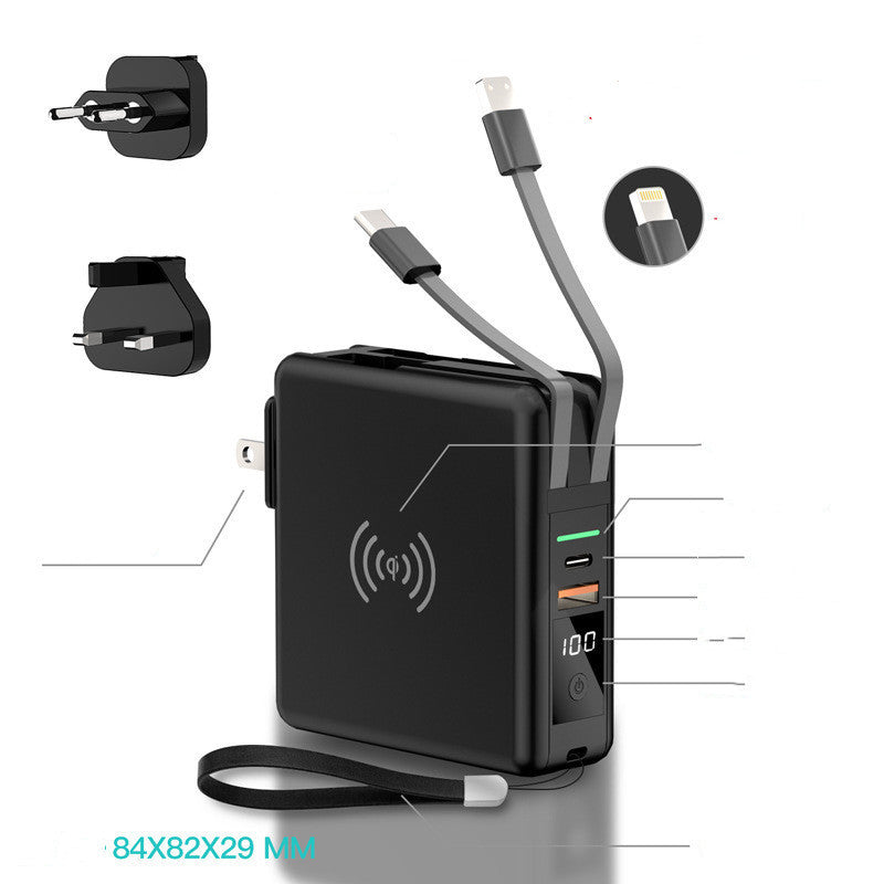 Super QI Wireless Charging Power Bank – 20W PD Fast Charge