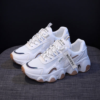 Women’s Breathable Running Sneakers — Thick‑Insole Cushioned Shoes for Students & Everyday Running