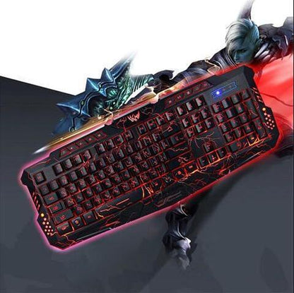 RGB Luminescent Gaming Keyboard – Backlit Ergonomic Design