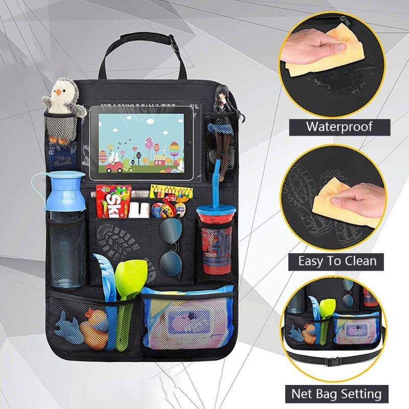 Car Seat Back Organizer – Multi-Pocket Storage Bag for Travel & Daily Use