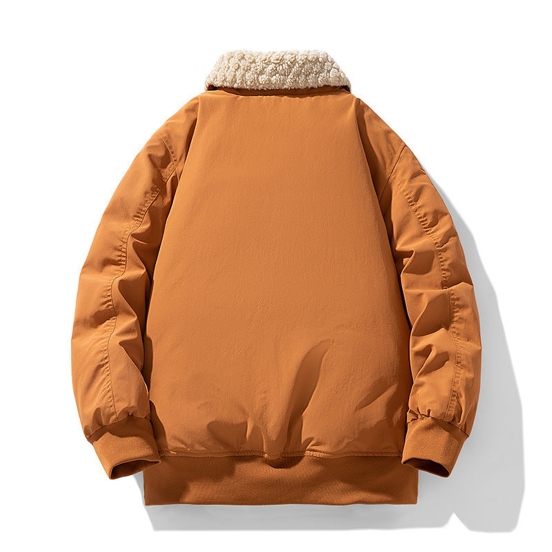 Men’s Hooded Thickened Thermal Coat – Warm Winter Outerwear Jacket