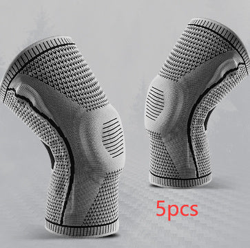 Sports Knee Support Brace – Silicone Spring Pad Patella Protector