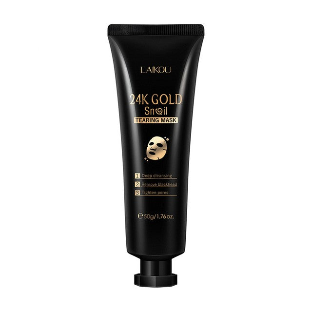 Gold Foil Snail Hydrating Peel-Off Mask – Deep Moisturizing & Skin Revitalizing Formula