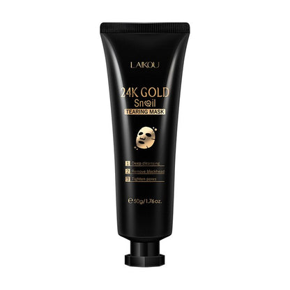 Gold Foil Snail Hydrating Peel-Off Mask – Deep Moisturizing & Skin Revitalizing Formula
