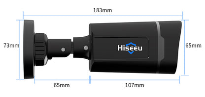 Outdoor Waterproof 5MP AHD Security Camera System – Commercial HD Wired Surveillance Suite