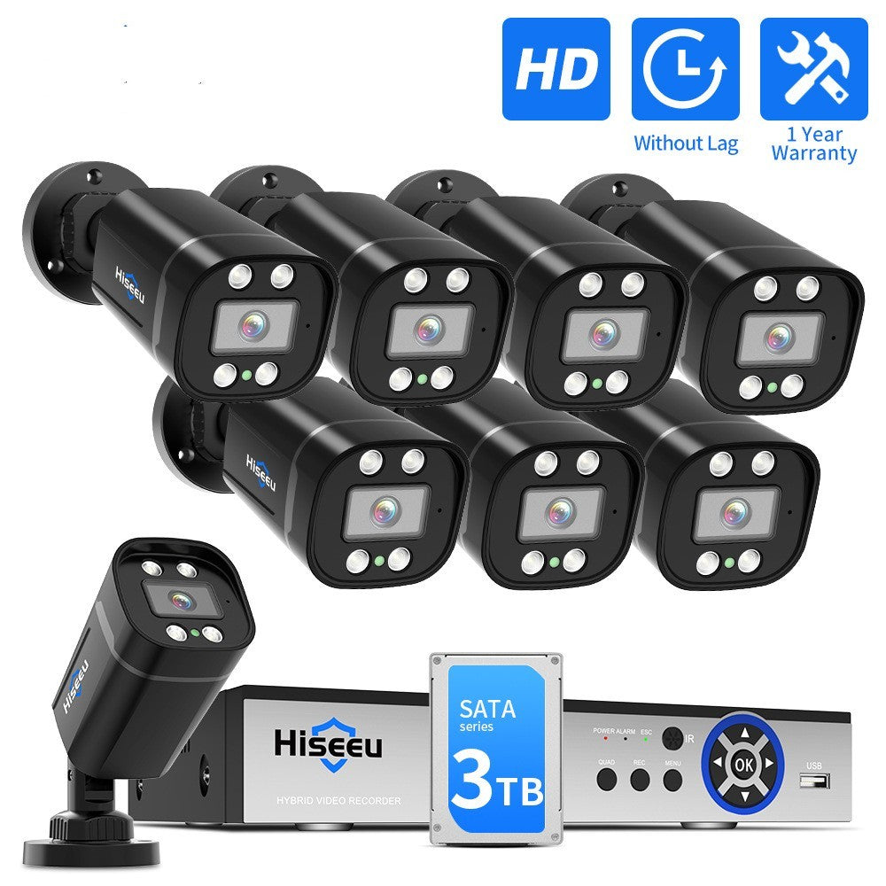 Outdoor Waterproof 5MP AHD Security Camera System – Commercial HD Wired Surveillance Suite
