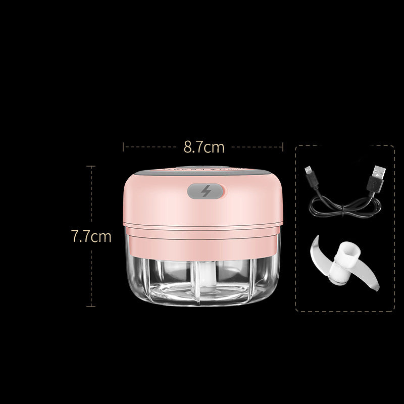 Wireless Mini Electric Food Chopper – Baby Food Processor & Garlic Crusher